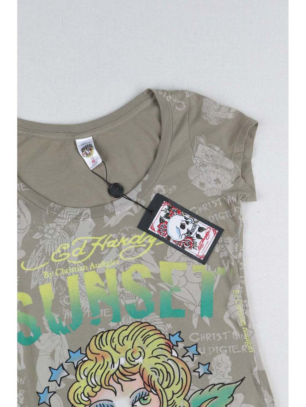00's Ed Hardy By Christian Audigier Sunset Hollywood T-Shirt